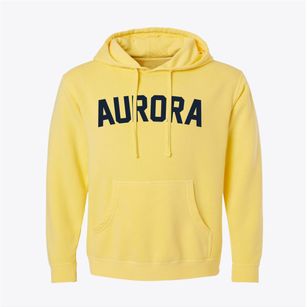 Aurora North Carolina Classic Curve Pigment-Dyed Hoodie