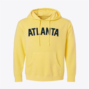 Atlanta Georgia Classic Curve Pigment-Dyed Hoodie
