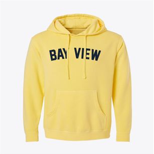 Bay View Michigan Classic Curve Pigment-Dyed Hoodie