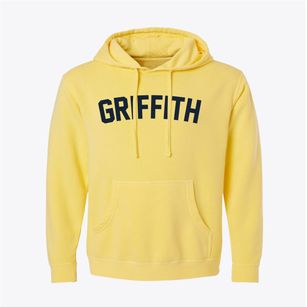Griffith Indiana Classic Curve Pigment-Dyed Hoodie