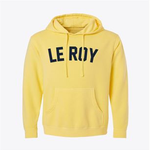 Le Roy Michigan Classic Curve Pigment-Dyed Hoodie