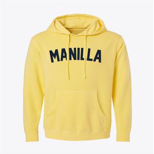 Manilla Indiana Classic Curve Pigment-Dyed Hoodie