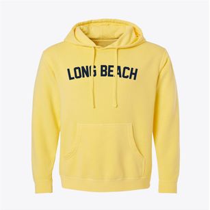Long Beach Mississippi Classic Curve Pigment-Dyed Hoodie