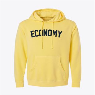 Economy Indiana Classic Curve Pigment-Dyed Hoodie