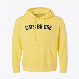 Cats Bridge Virginia Classic Curve Pigment-Dyed Hoodie
