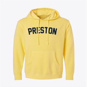 Preston Kansas Classic Curve Pigment-Dyed Hoodie