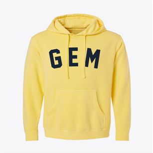 Gem Kansas Classic Curve Pigment-Dyed Hoodie