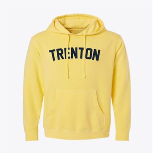 Trenton New Jersey Classic Curve Pigment-Dyed Hoodie