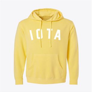 Iota Louisiana Classic Curve Pigment-Dyed Hoodie