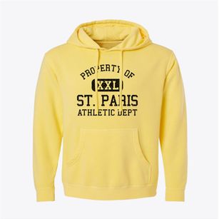 St. Paris Ohio Athletic Dept Pigment-Dyed Hoodie