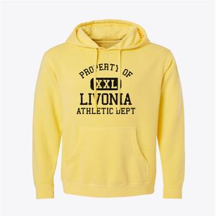 Livonia Missouri Athletic Dept Pigment-Dyed Hoodie