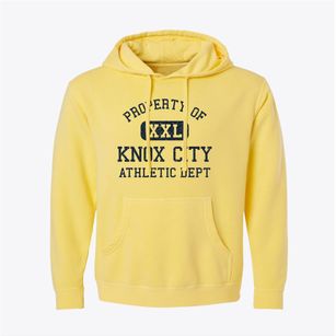 Knox City Missouri Athletic Dept Pigment-Dyed Hoodie