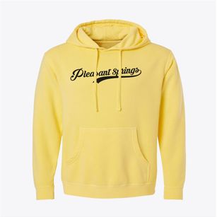 Pleasant Springs Wisconsin Vintage Team Pigment-Dyed Hoodie