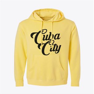 Cuba City Wisconsin Vintage Team Pigment-Dyed Hoodie