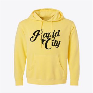 Rapid City Michigan Vintage Team Pigment-Dyed Hoodie