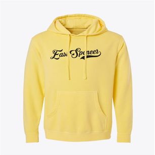 East Spencer North Carolina Vintage Team Pigment-Dyed Hoodie
