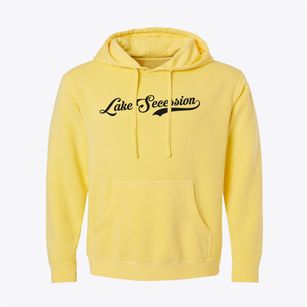 Lake Secession South Carolina Vintage Team Pigment-Dyed Hoodie