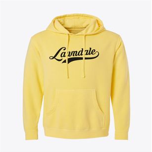 Lawndale North Carolina Vintage Team Pigment-Dyed Hoodie