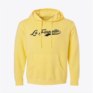 La Fargeville New York Vintage Team Pigment-Dyed Hoodie
