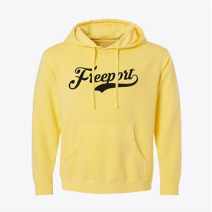 Freeport Kansas Vintage Team Pigment-Dyed Hoodie