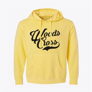 Woods Cross Utah Vintage Team Pigment-Dyed Hoodie