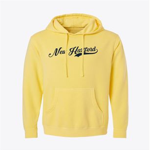 New Hartford Connecticut Vintage Team Pigment-Dyed Hoodie