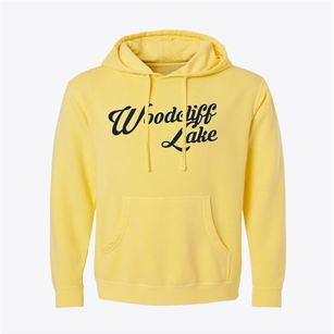 Woodcliff Lake New Jersey Vintage Team Pigment-Dyed Hoodie
