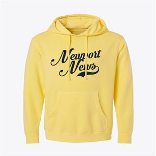 Newport News Virginia Vintage Team Pigment-Dyed Hoodie