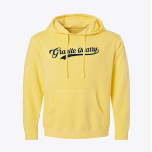 Granite Quarry North Carolina Vintage Team Pigment-Dyed Hoodie