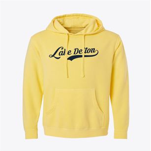 Lake Delton Wisconsin Vintage Team Pigment-Dyed Hoodie
