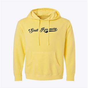 South Rosemary North Carolina Vintage Team Pigment-Dyed Hoodie