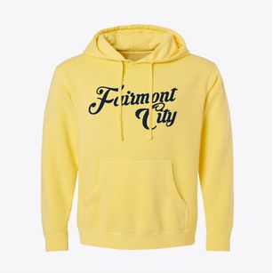 Fairmont City Illinois Vintage Team Pigment-Dyed Hoodie