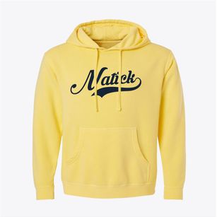 Natick Massachusetts Vintage Team Pigment-Dyed Hoodie