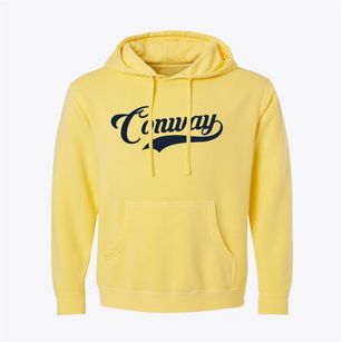 Conway Massachusetts Vintage Team Pigment-Dyed Hoodie
