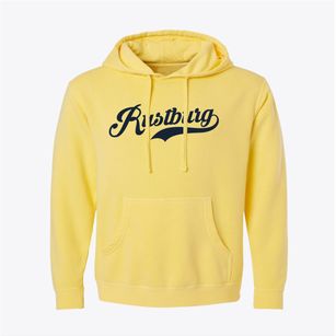 Rustburg Virginia Vintage Team Pigment-Dyed Hoodie