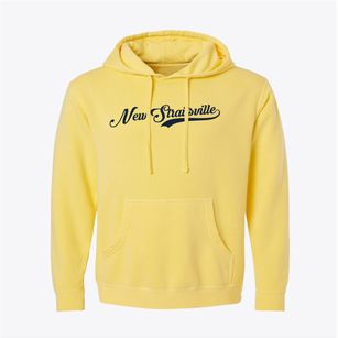 New Straitsville Ohio Vintage Team Pigment-Dyed Hoodie