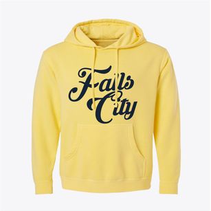 Falls City Texas Vintage Team Pigment-Dyed Hoodie