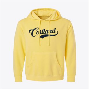 Cortland Nebraska Vintage Team Pigment-Dyed Hoodie