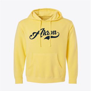 Akron Alabama Vintage Team Pigment-Dyed Hoodie