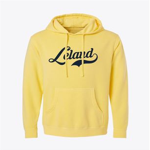 Leland Iowa Vintage Team Pigment-Dyed Hoodie