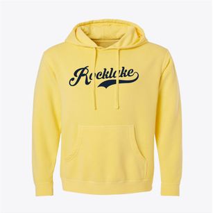 Rocklake North Dakota Vintage Team Pigment-Dyed Hoodie