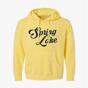 Spring Lake North Carolina Vintage Team Pigment-Dyed Hoodie