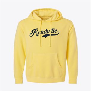 Rendville Ohio Vintage Team Pigment-Dyed Hoodie
