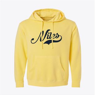 Niles Michigan Vintage Team Pigment-Dyed Hoodie