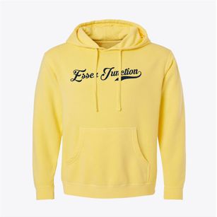 Essex Junction Vermont Vintage Team Pigment-Dyed Hoodie