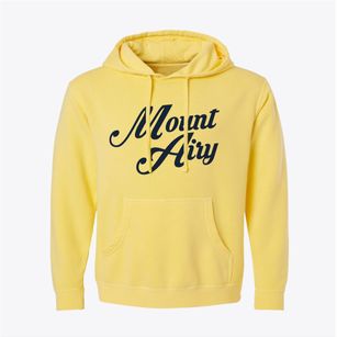 Mount Airy North Carolina Vintage Team Pigment-Dyed Hoodie