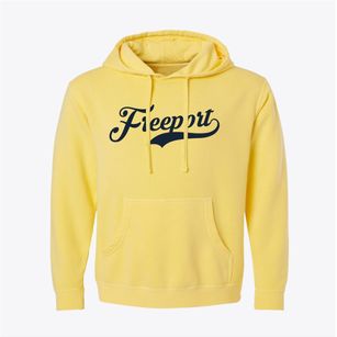 Freeport Maine Vintage Team Pigment-Dyed Hoodie