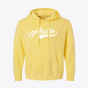 Austin Arkansas Vintage Team Pigment-Dyed Hoodie