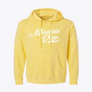 Mountain View North Carolina Vintage Team Pigment-Dyed Hoodie