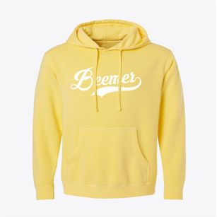 Beemer Nebraska Vintage Team Pigment-Dyed Hoodie